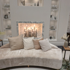 新郎新婦席、ソファーバージョン|778128さんのガーデンヒルズ迎賓館(松本)/テイクアンドギヴ・ニーズウェディングの写真(2574400)