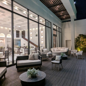 会場外のガーデン|778128さんのガーデンヒルズ迎賓館(松本)/テイクアンドギヴ・ニーズウェディングの写真(2574399)