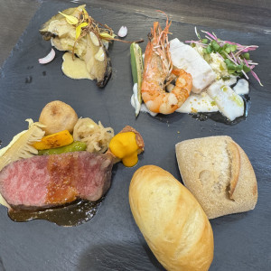 披露宴が終わってから新郎新婦が控室で食べれる料理|778137さんのラグナヴェール 東京（LAGUNAVEIL TOKYO）の写真(2574320)