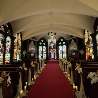 チャペルが厳かで素晴らしい。