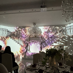 プロジェクションマッピングが大きく見ていて楽しかった。|778141さんのセント・ラファエロチャペル御堂筋の写真(2574302)