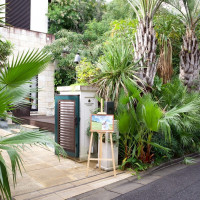 リゾート感溢れる入口