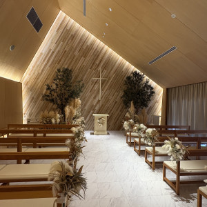 木の温もり|778180さんのTHE SEASON'S（ザ・シーズンズ）/テイクアンドギヴ・ニーズウェディングの写真(2577242)