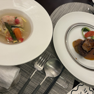 肉と魚料理どっちもシェアで食べさせてもらいました|778180さんのザ クラブ オブ エクセレントコーストの写真(2574511)