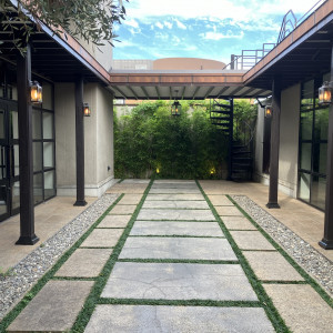 中庭の都会を忘れる和モダンな雰囲気もとても良かったです。|778221さんのクラシカ表参道/別邸KEYAKIの写真(2574947)