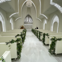 天井の高いチャペルの写真です！