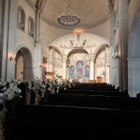 照明、聖歌隊の生演奏があるそうです。