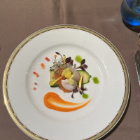 実際のコース料理です