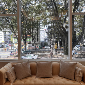 ブライズルームはホテルの一室のようでした。景観も良いです。|778294さんのGRAN SUITE(グラン スイート)/FIVESTAR WEDDINGの写真(2574771)