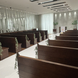 スタイリッシュなチャペルです。|778309さんのリストランテKubotsu （ひらまつウエディング）の写真(2590129)