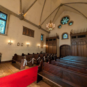 こじんまりしていますが、レトロで可愛らしいチャペルです|778315さんのホテルモントレ大阪の写真(2574854)