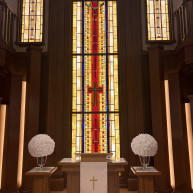 新郎新婦にライトアップされるようです