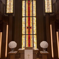 新郎新婦にライトアップされるようです