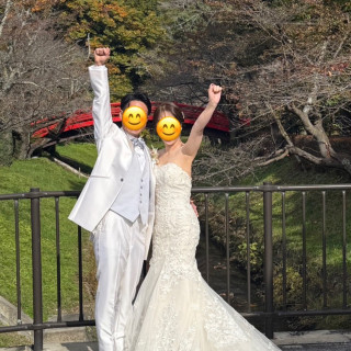 グランシアさん前の屋外での撮影