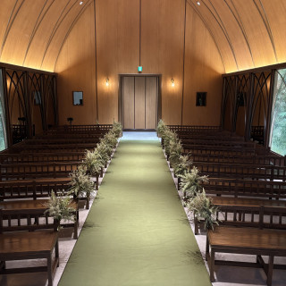 チャペルのゲスト席