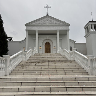 チャペル外側の大階段