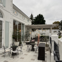 披露宴会場外側のテラス