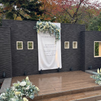 披露宴会場外側のフォトスポット