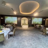 三つ目の披露宴会場の新郎新婦席