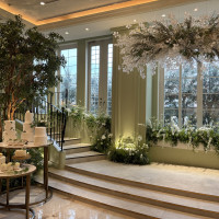 二つ目の披露宴会場の窓際