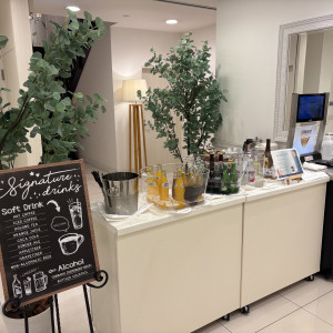 ウェルカムドリンクスペース|778347さんのGRAN SUITE(グラン スイート)/FIVESTAR WEDDINGの写真(2574941)