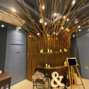 披露宴会場入口のフリースペース|778347さんのソラノワの写真(2575586)