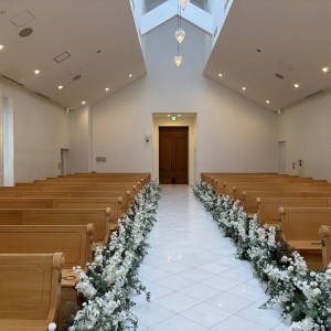 新郎新婦側から参列者側を見た様子|778347さんのアートグレイス フォレスト迎賓館の写真(2575134)