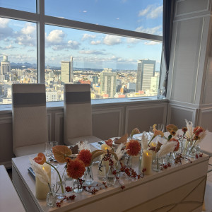 新郎新婦席|778347さんのソラノワの写真(2575590)