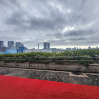 チャペルから外に出て全体写真を撮れます。