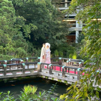 貸切で庭参進ができる