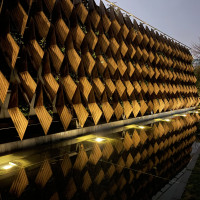 披露宴会場外観(夜)