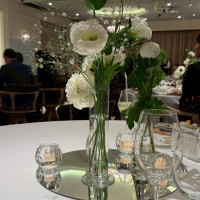 ミラーとキャンドルを使ったコーディネート