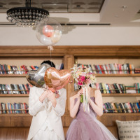 ロビーで撮ってくれました