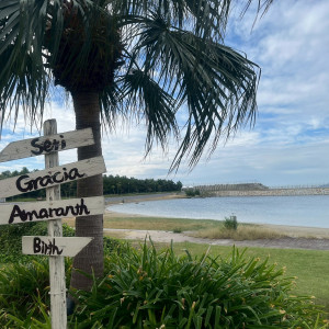 会場の外のロケーションが海が見えて素晴らしかったです|778390さんのラヴィマーナ神戸の写真(2575185)