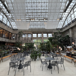 着替えの前に行ったときはまだカフェの状態