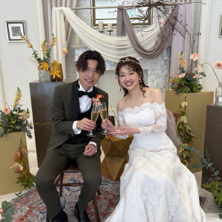 ウェルカムドリンクで乾杯