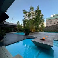 待合室から見える、外に出れる