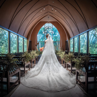 バージンロードは長すぎず短すぎず。