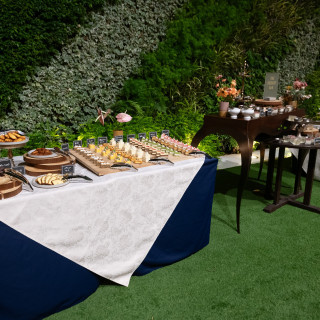 デザートブュッフェは、ガーデンで。