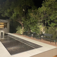 ハイダウェイ披露宴会場の外庭