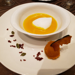 結婚式当日スープ|778487さんのマリベール スパイアの写真(2576026)