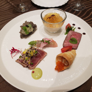 結婚式当日の前菜|778487さんのマリベール スパイアの写真(2576030)