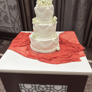 結婚式当日のケーキ|778487さんのマリベール スパイアの写真(2576028)