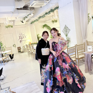 母とお色直しのドレスで。|778499さんのDream-Wall 小山（ドリームウォール）の写真(2591473)