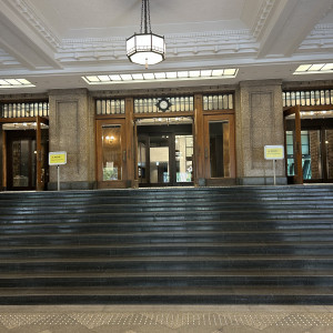 こちらでエントランス挙式をあげるそうです|778507さんの東京九段会館テラスの写真(2576183)