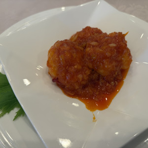 特別メニューのエビチリです！|778522さんのモルトン迎賓館 青森の写真(2576247)