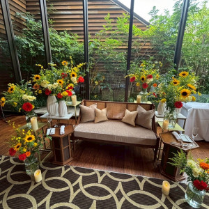 テラスルームと高砂の装花|778533さんのオリエンタルホテル 神戸・旧居留地の写真(2576324)