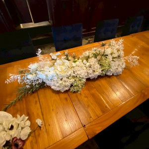 無料の装花が可愛かったです。|778546さんのJAM ORCHESTRA（ジャムオーケストラ）の写真(2576422)