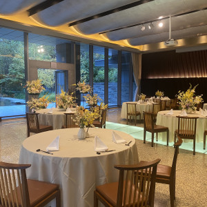 披露宴会場は開放感があります。|778551さんの響 風庭 赤坂の写真(2576521)