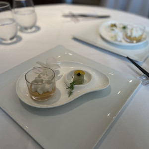 試食会で提供されたコース料理の一部|778606さんのホテルフランクスの写真(2576734)